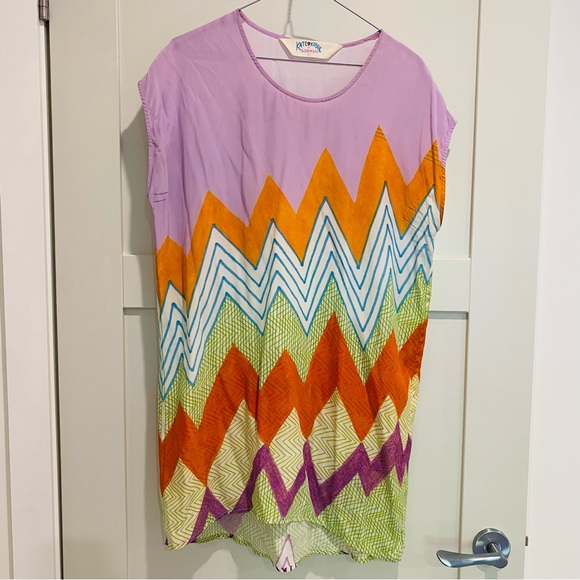 gorman Dresses & Skirts - Gorman womens silk dress longline top size 8 multicoloured 100% silk